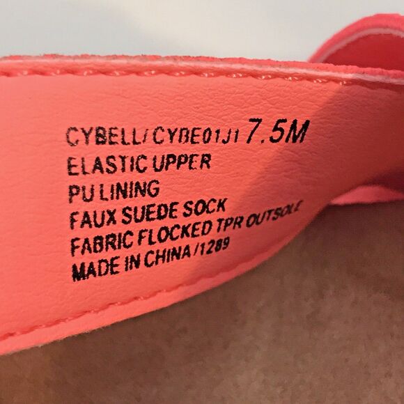 Madden Girl Cybell Espadrille Platform Sandal Women 7.5M Hot Pink Elastic Strap - Picture 9 of 9